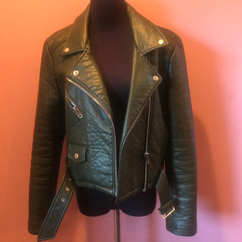 Members only vegan leather jacket